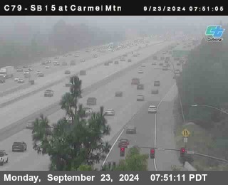 NB 15 at Carmel Mountain Rd.