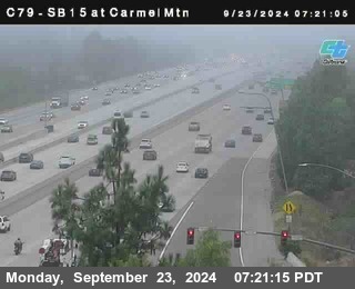 NB 15 at Carmel Mountain Rd.