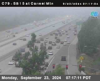 NB 15 at Carmel Mountain Rd.