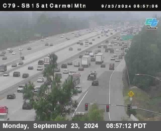 NB 15 at Carmel Mountain Rd.