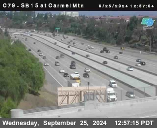 NB 15 at Carmel Mountain Rd.