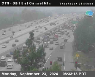 NB 15 at Carmel Mountain Rd.