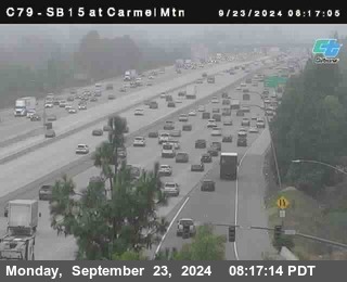 NB 15 at Carmel Mountain Rd.