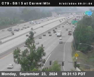 NB 15 at Carmel Mountain Rd.