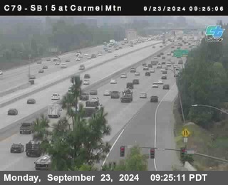 NB 15 at Carmel Mountain Rd.