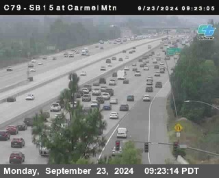 NB 15 at Carmel Mountain Rd.