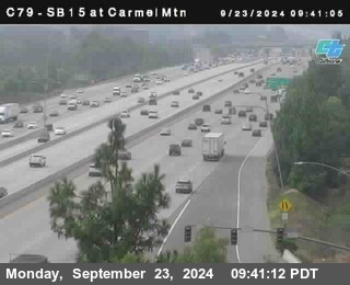 NB 15 at Carmel Mountain Rd.