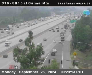 NB 15 at Carmel Mountain Rd.