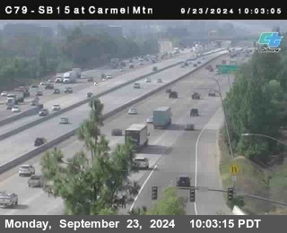 NB 15 at Carmel Mountain Rd.