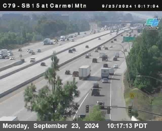 NB 15 at Carmel Mountain Rd.