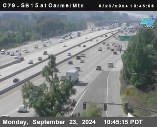 NB 15 at Carmel Mountain Rd.