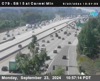 NB 15 at Carmel Mountain Rd.