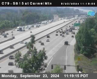 NB 15 at Carmel Mountain Rd.