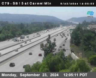 NB 15 at Carmel Mountain Rd.