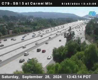 NB 15 at Carmel Mountain Rd.