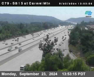 NB 15 at Carmel Mountain Rd.