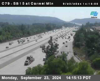 NB 15 at Carmel Mountain Rd.