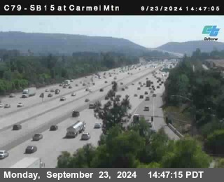 NB 15 at Carmel Mountain Rd.