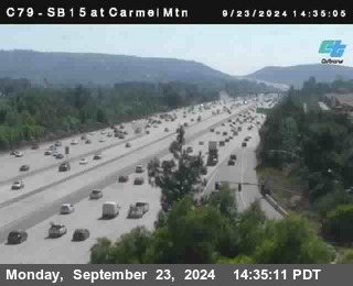 NB 15 at Carmel Mountain Rd.