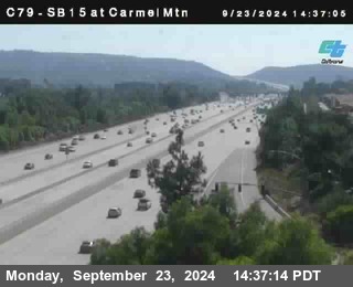 NB 15 at Carmel Mountain Rd.