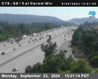 NB 15 at Carmel Mountain Rd.