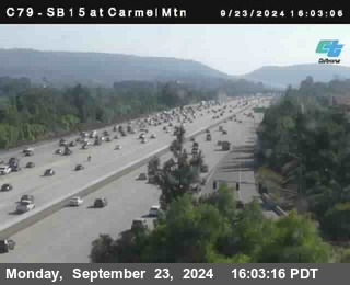 NB 15 at Carmel Mountain Rd.