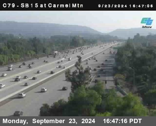 NB 15 at Carmel Mountain Rd.