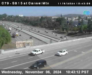 NB 15 at Carmel Mountain Rd.