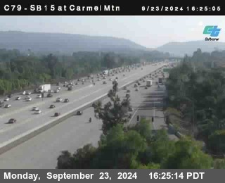 NB 15 at Carmel Mountain Rd.