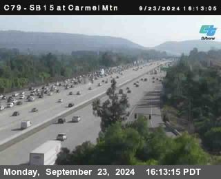 NB 15 at Carmel Mountain Rd.