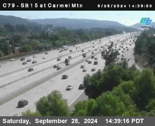 NB 15 at Carmel Mountain Rd.