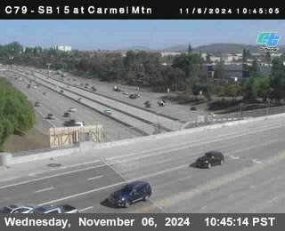 NB 15 at Carmel Mountain Rd.