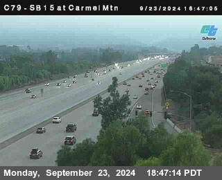 NB 15 at Carmel Mountain Rd.