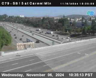 NB 15 at Carmel Mountain Rd.