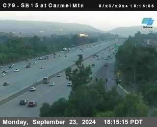 NB 15 at Carmel Mountain Rd.