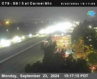 NB 15 at Carmel Mountain Rd.