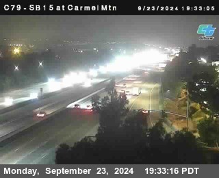 NB 15 at Carmel Mountain Rd.