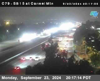 NB 15 at Carmel Mountain Rd.