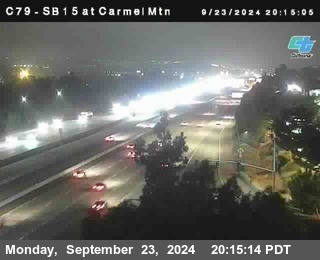 NB 15 at Carmel Mountain Rd.