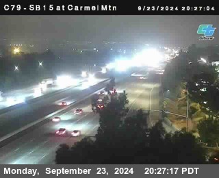 NB 15 at Carmel Mountain Rd.