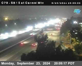 NB 15 at Carmel Mountain Rd.