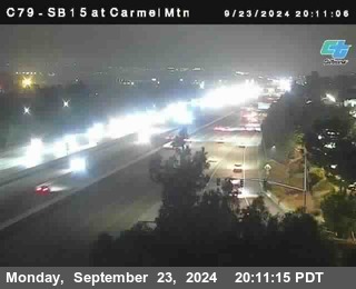 NB 15 at Carmel Mountain Rd.