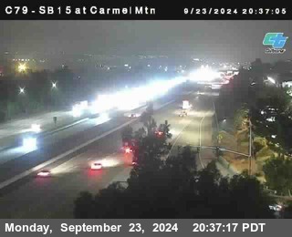 NB 15 at Carmel Mountain Rd.