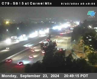 NB 15 at Carmel Mountain Rd.