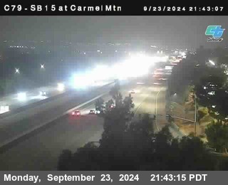 NB 15 at Carmel Mountain Rd.