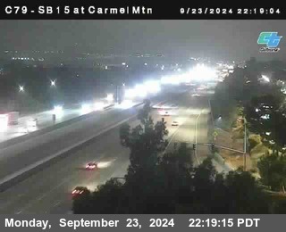 NB 15 at Carmel Mountain Rd.