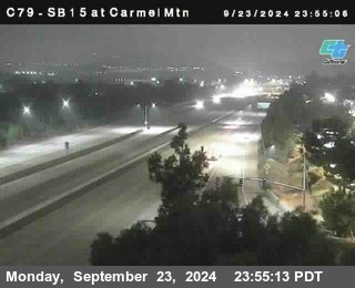 NB 15 at Carmel Mountain Rd.