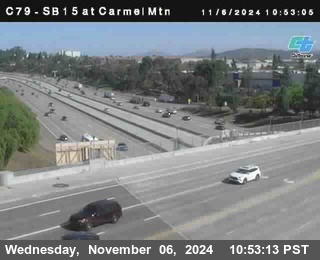 NB 15 at Carmel Mountain Rd.