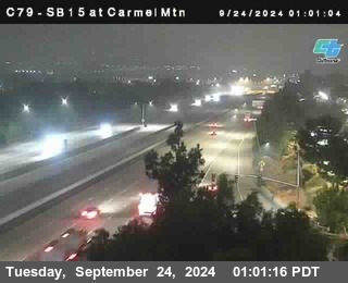 NB 15 at Carmel Mountain Rd.