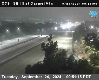 NB 15 at Carmel Mountain Rd.